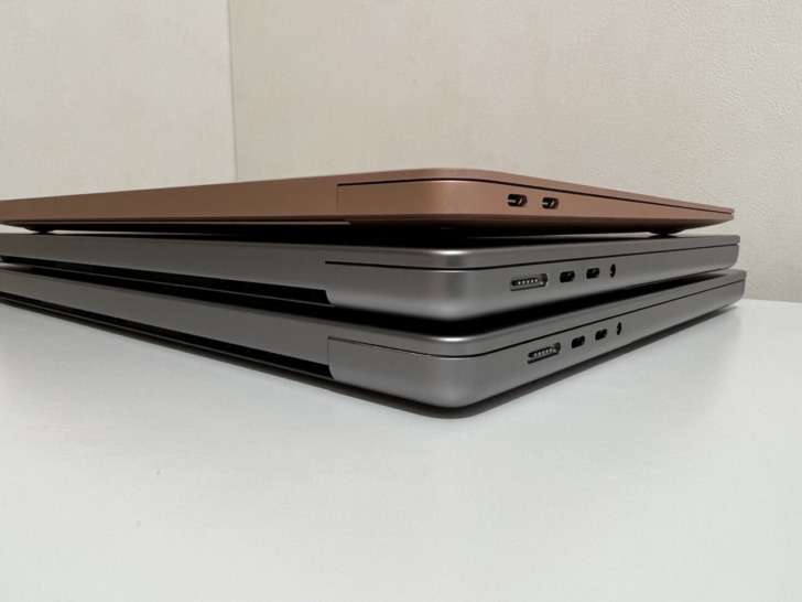 MacBook Air Pro 14 16の比較画像